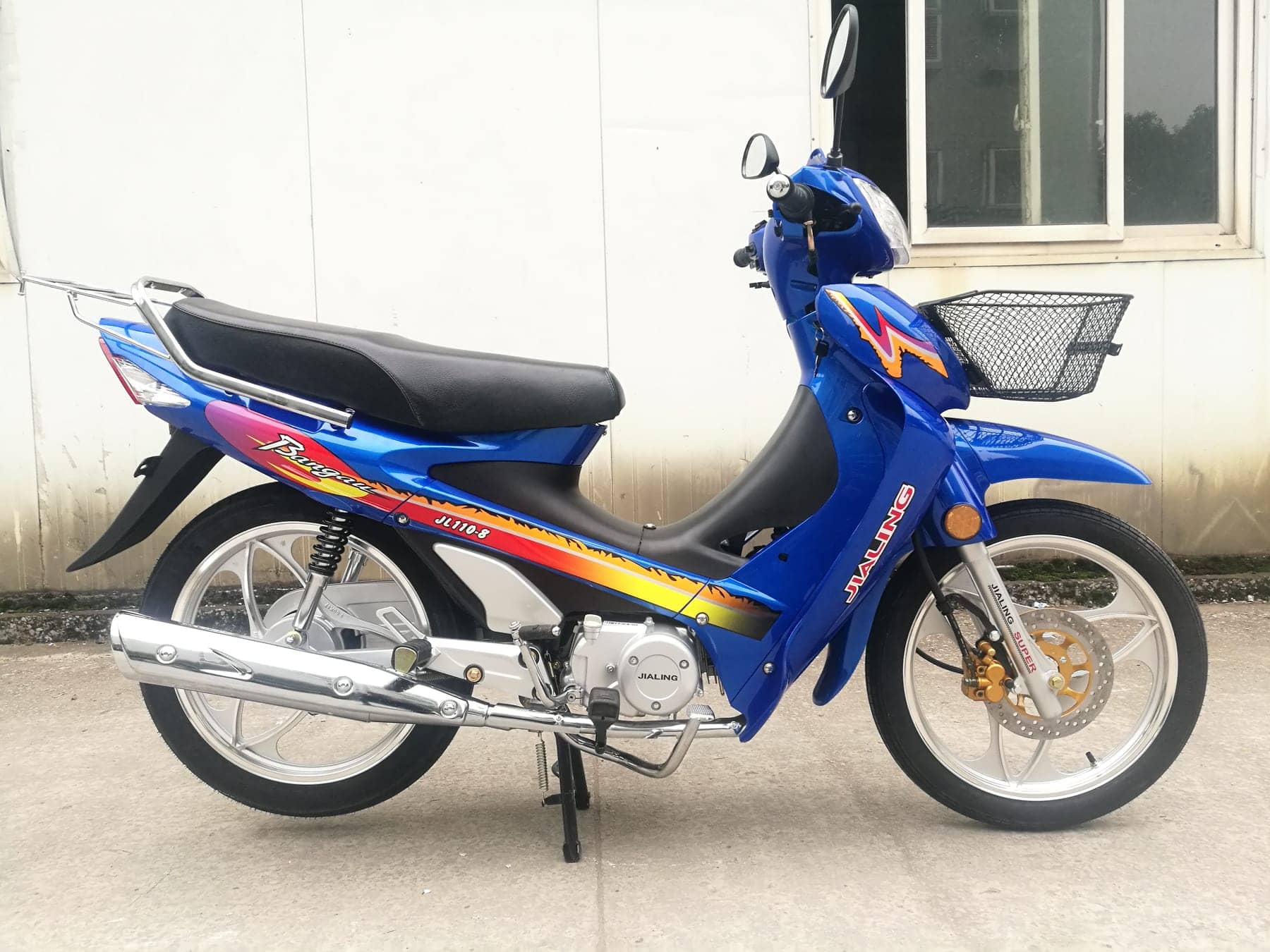 Jialing Bangau in Blue, Jialing motorcycle in Tunisia